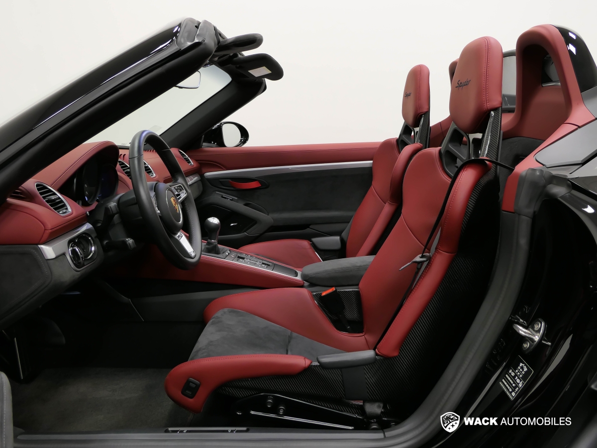 PORSCHE 718 SPYDER 4.0 L 420 CV BOITE MÉCANIQUE 