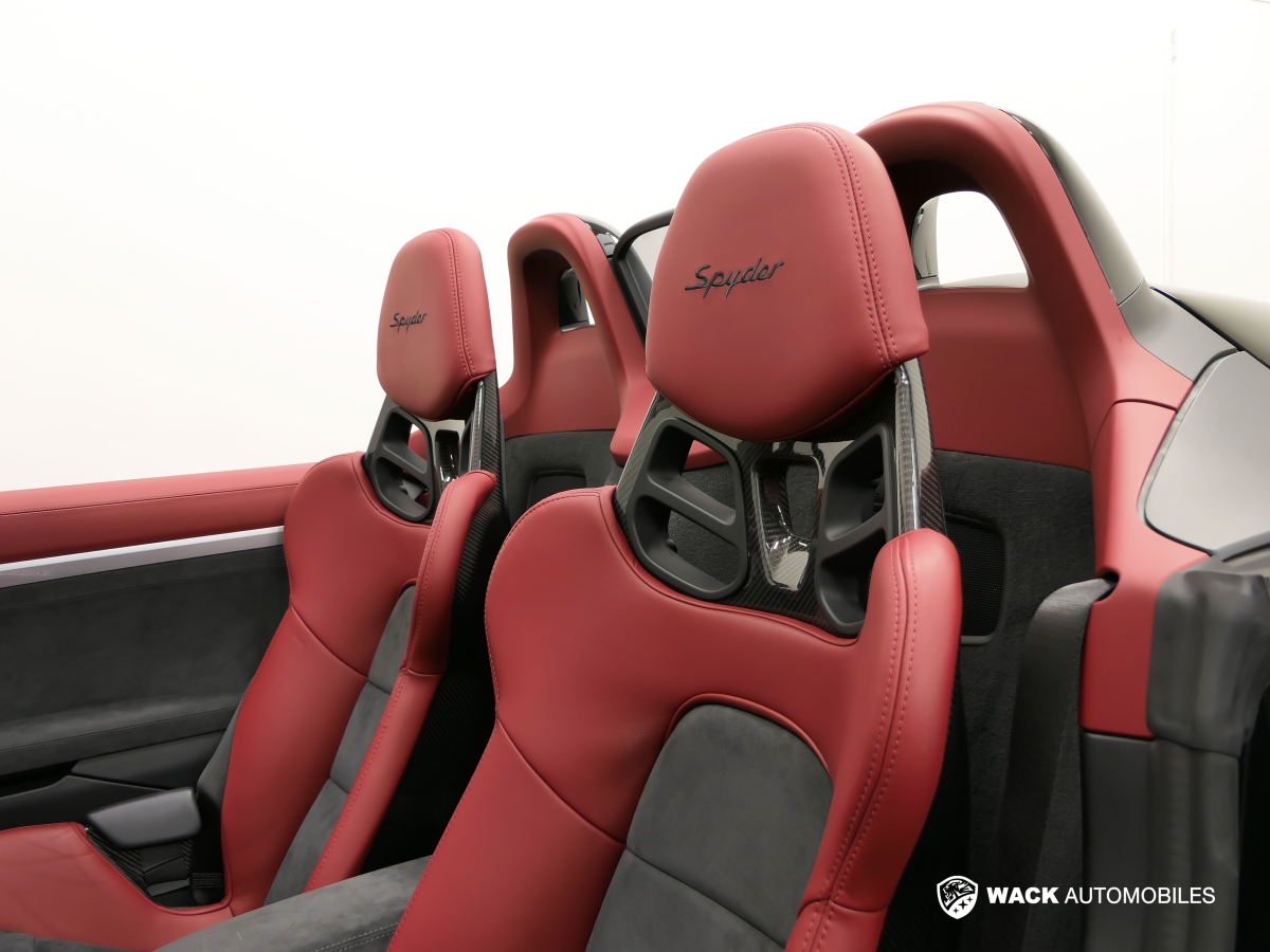 PORSCHE 718 SPYDER 4.0 L 420 CV BOITE MÉCANIQUE 