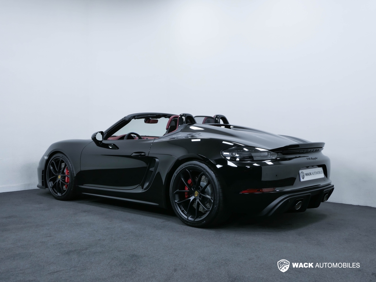 PORSCHE 718 SPYDER 4.0 L 420 CV BOITE MÉCANIQUE 