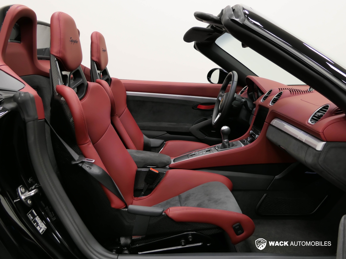 PORSCHE 718 SPYDER 4.0 L 420 CV BOITE MÉCANIQUE 
