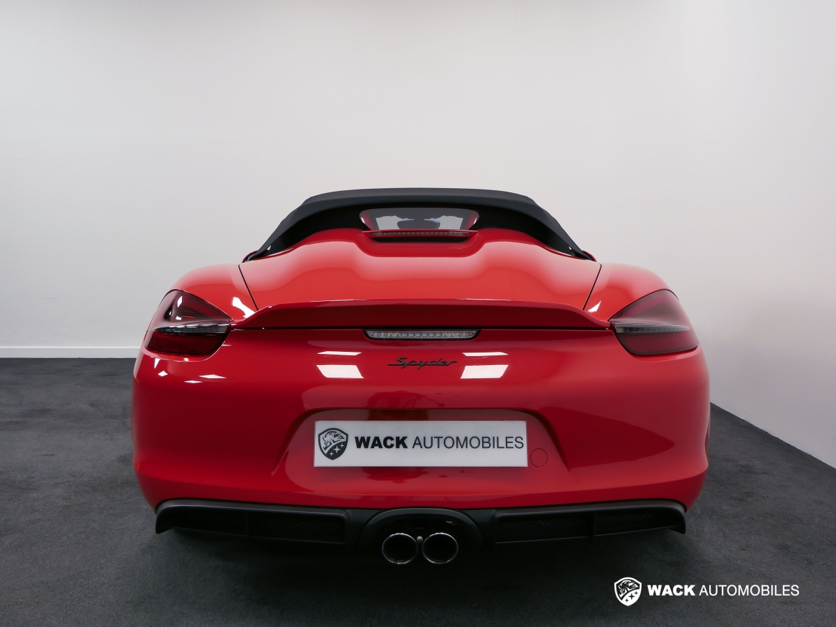 PORSCHE BOXSTER SPYDER BOXSTER 981 SPYDER 3.8L 375 CV