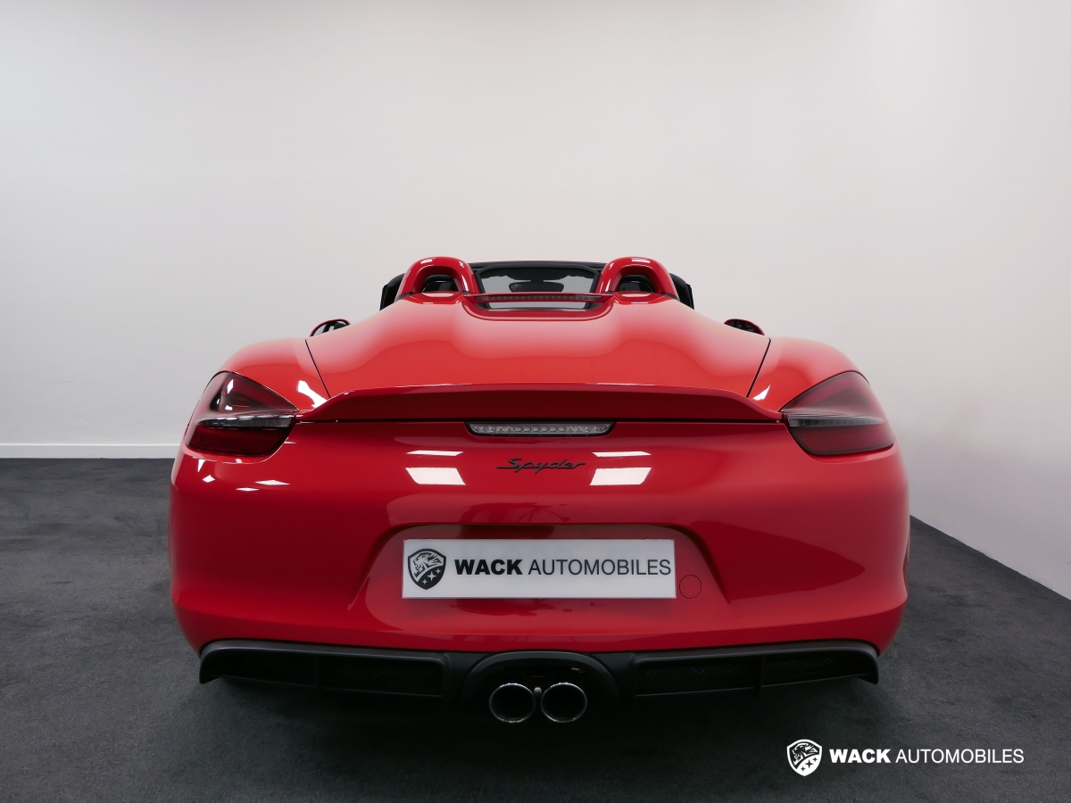 PORSCHE BOXSTER SPYDER BOXSTER 981 SPYDER 3.8L 375 CV