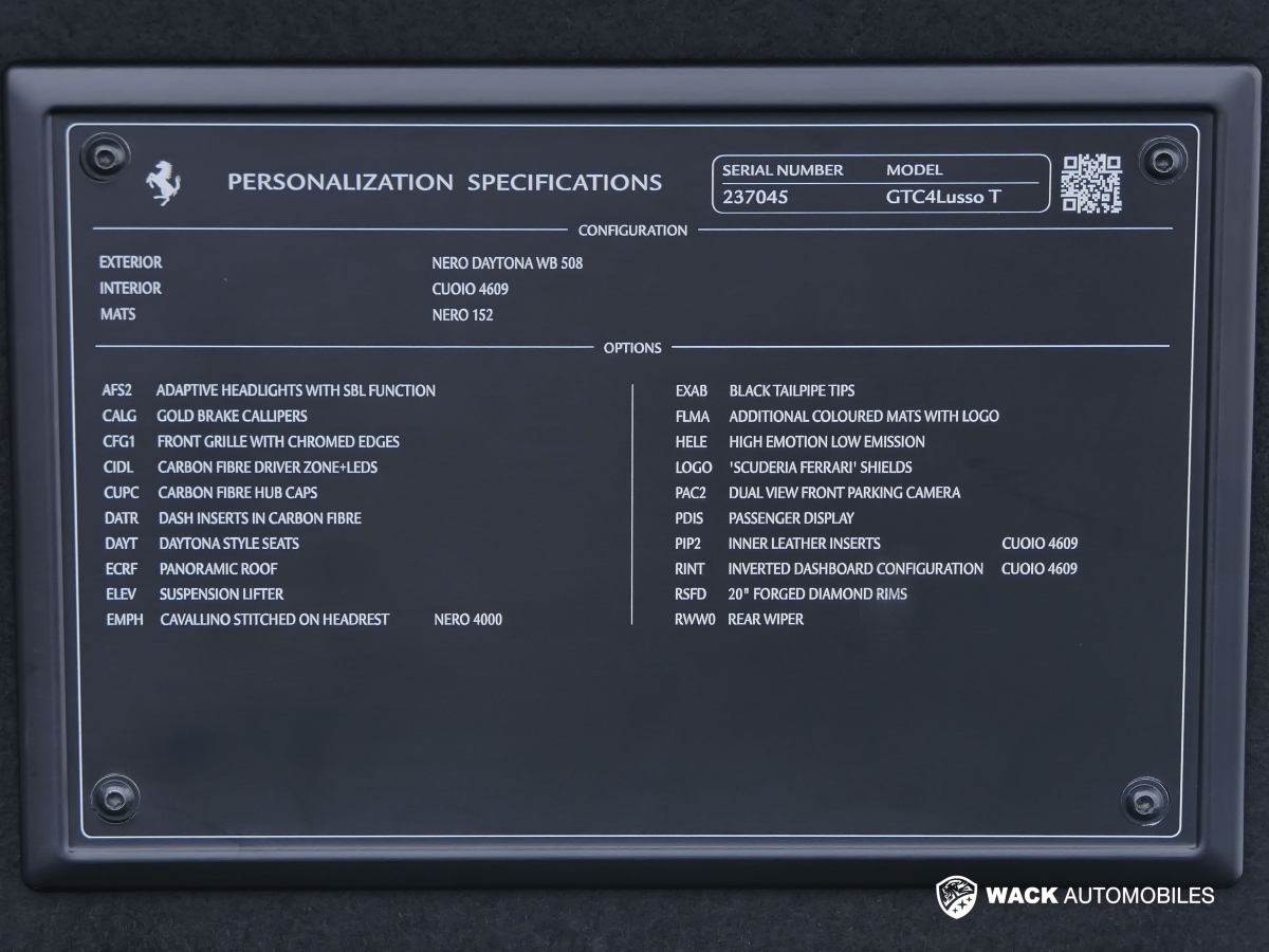FERRARI GTC4 LUSSO GTC4 LUSSO T V8 3.9L 610 CV