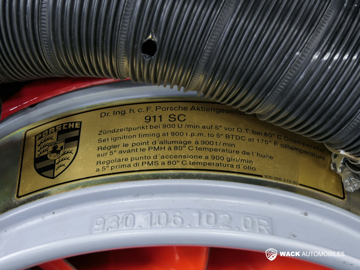 PORSCHE 911 TARGA SC 3.0L 204 CV BACKDATING