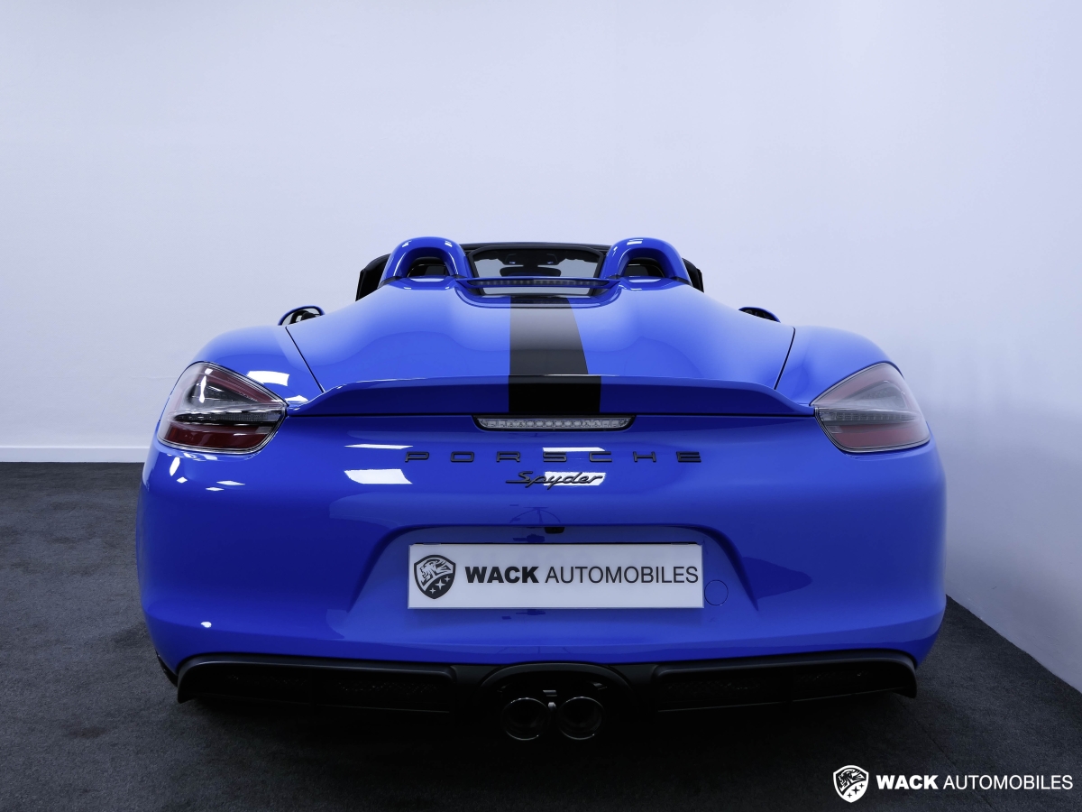 PORSCHE BOXSTER SPYDER BOXSTER 981 SPYDER 3.8L 375 CV 