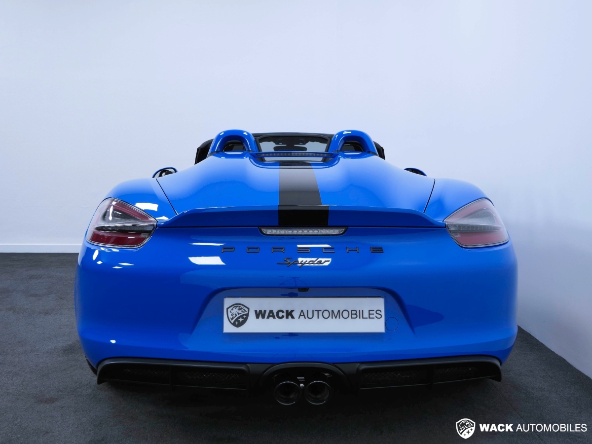 PORSCHE BOXSTER SPYDER BOXSTER 981 SPYDER 3.8L 375 CV 